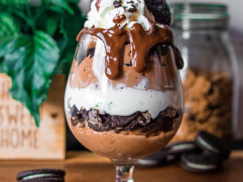 Matcha & Black Sesame Parfait